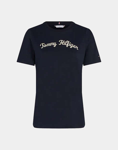 TOMMY HILFIGER REG SCRIPT C-NK SS