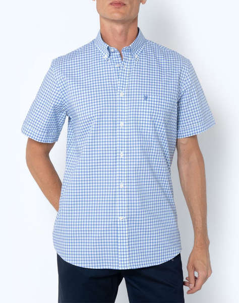 THE BOSTONIANS CAMASA CHESTER POPLIN REGULAR FIT MiniCheck POPLIN Button-down Regular Fit