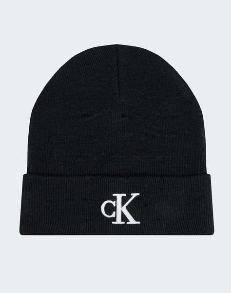 CALVIN KLEIN MONOGRAM EMBRO BEANIE