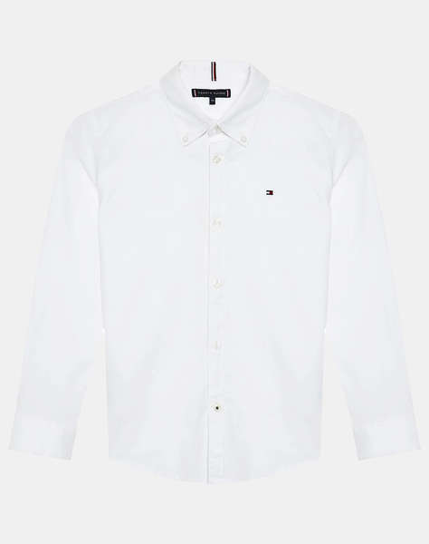 TOMMY HILFIGER CAMASA BOYS STRETCH OXFORD SHIRT