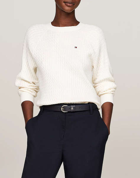 TOMMY HILFIGER CO CABLE C-NK SWEATER