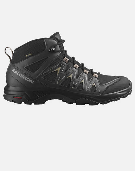 SALOMON HIKING & MULTIF - X-SERIES X BRAZE MID GTX BLACK / PHANTOM / VINTAGE KHAKI INCALTAMINTE DE BARBATI