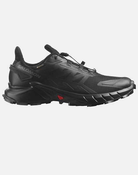 SALOMON TRAIL RUNNING - CROSS SUPERCROSS 4 GTX BLACK / BLACK / BLACK INCALTAMINTE DE BARBATI