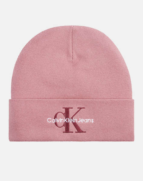 CALVIN KLEIN MONO LOGO EMBRO BEANIE