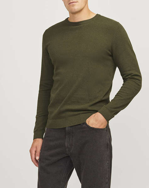 JACK&JONES JREBCALLUM KNIT CREW NECK NOOS