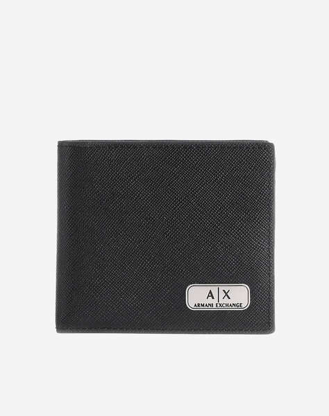 ARMANI EXCHANGE MAN''S BIFOLD W/COIN ( Dimensiuni: 11 x 10 x 2 cm)