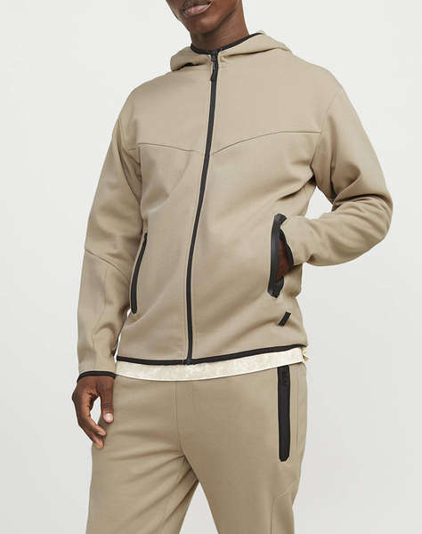 JACK&JONES JCOFUSION SWEAT ZIP HOOD NOOS