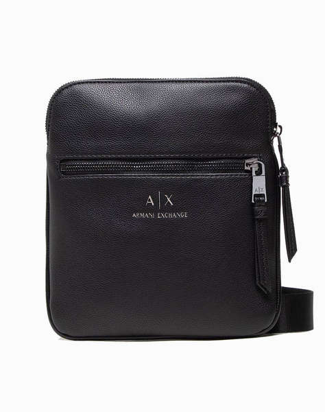 ARMANI EXCHANGE MAN''S FLAT CROSSBODY ( Dimensiuni: 20 x 22 x 1.5 cm)