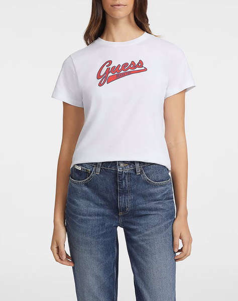 GUESS JEANS GJ SS CN REG SCRIPT TEE BLUZA DE DAMA