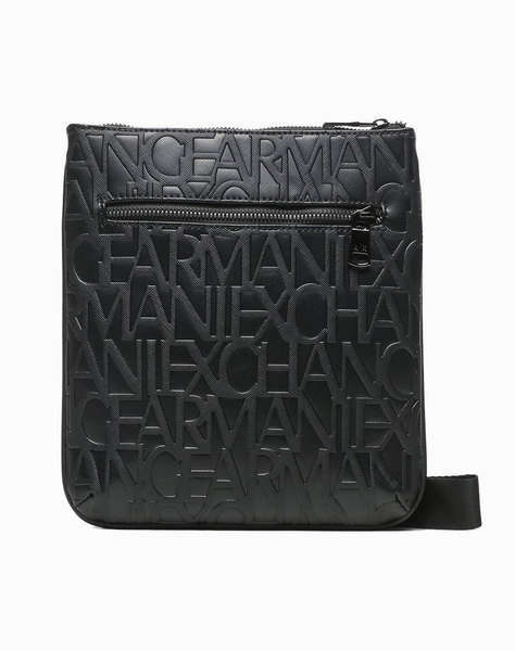 ARMANI EXCHANGE MAN''S FLAT CROSSBODY ( Dimensiuni: 22 x 24 x 2 cm)