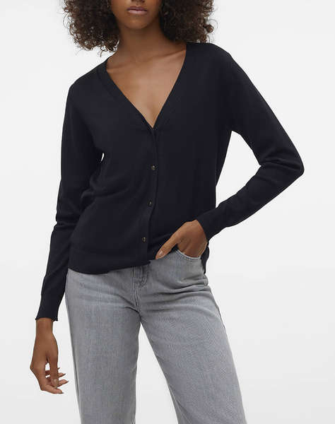 VERO MODA VMSILJE LS V-NECK CARDIGAN GA NOOS