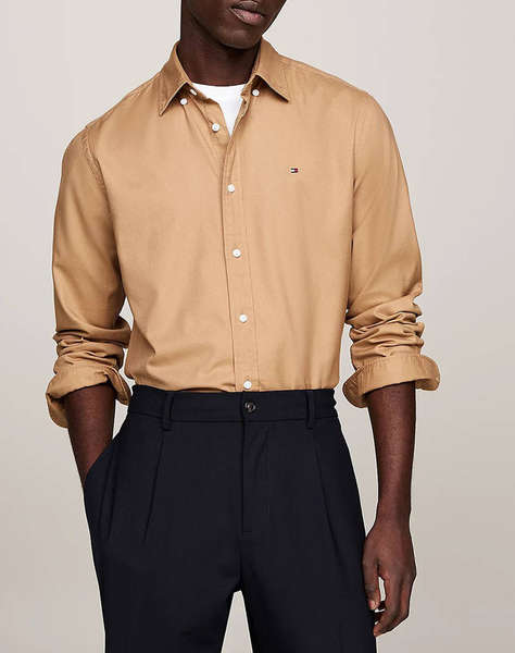 TOMMY HILFIGER FLEX BRUSHED SOLID RF SHIRT