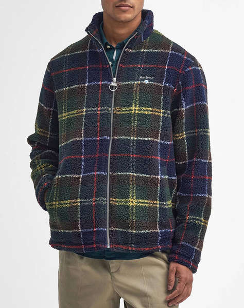 BARBOUR TARTAN FLEECE ZIP THROUGH GEACA