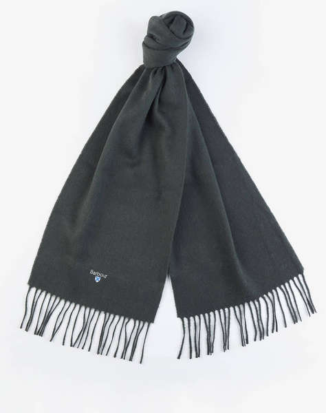 BARBOUR PLAIN LAMBSWOOL SCARF FULAR