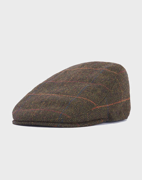 BARBOUR CHEVIOT FLAT CAP SAPCA