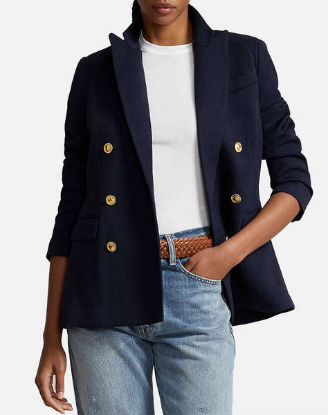 RALPH LAUREN DB KNT BLZR-BLAZER