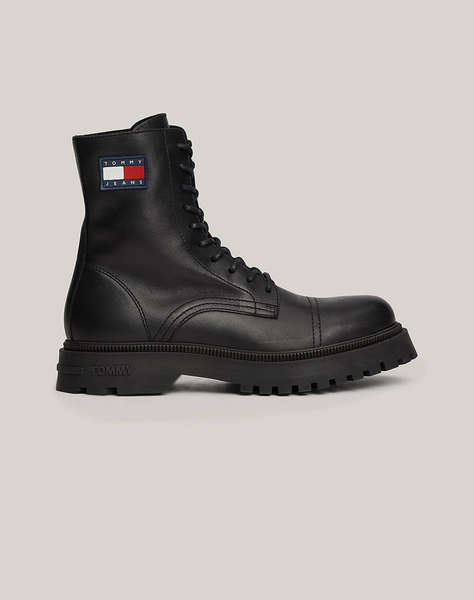 TOMMY HILFIGER TJM LACE UP MID BOOT SMOOTH