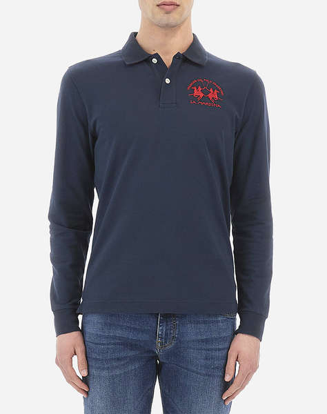 LA MARTINA BLUZA POLO ΜΜ MAN POLO L/S PIQUET STRETCH