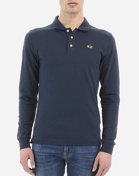 LA MARTINA BLUZA POLO ΜΜ MAN POLO L/S PIQUET STRETCH