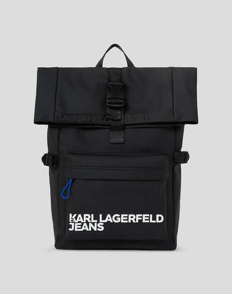 KARL LAGERFELD UTILITY COATED ROLL BACKPACK ( Dimensiuni: 31 x 46 x 9.5 cm.)