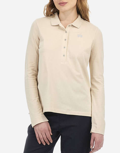 LA MARTINA BLUZA POLO MM WOMAN L/S POLO PIQUET STRETCH