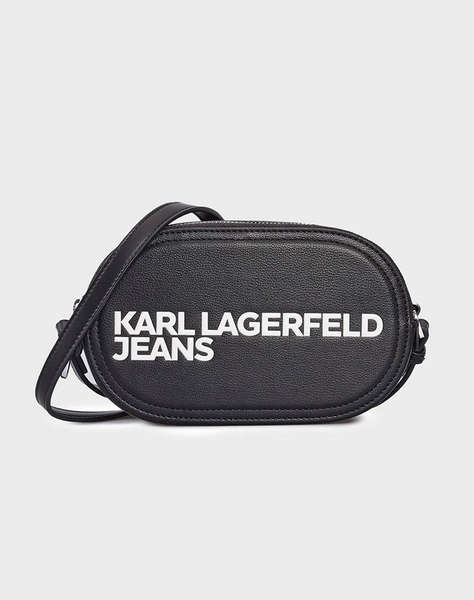 KARL LAGERFELD ESSENTIAL LOGO CAMERA BAG ( Dimensiuni: 21 x 13 x 7 cm)