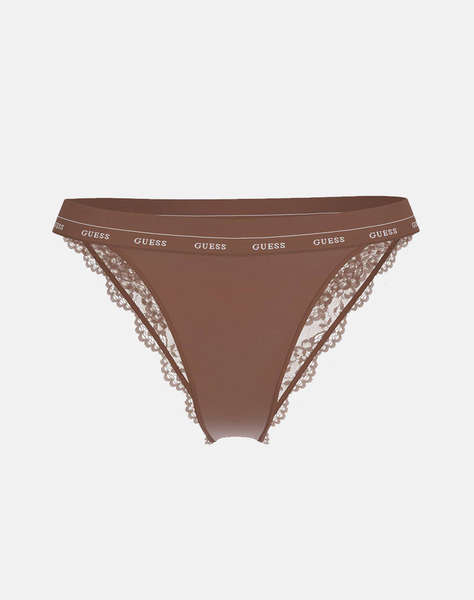 GUESS JANE BRAZILIAN - FLOWERY LACE BAND SOLID LENJERIE INTIMA W