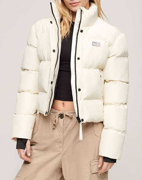 SUPERDRY D2 SDCD SPORTS PUFFER CROPPED JACKET GEACA DE DAMA