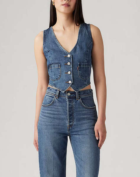 LEVIS TAILORED VEST DENIM