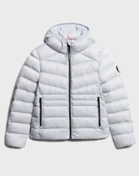 SUPERDRY D2 SDCD HOODED FUJI QUILT PADDED JKT GEACA DE DAMA