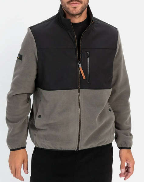 CAMEL Jacheta/hanorac full zip meterial mix