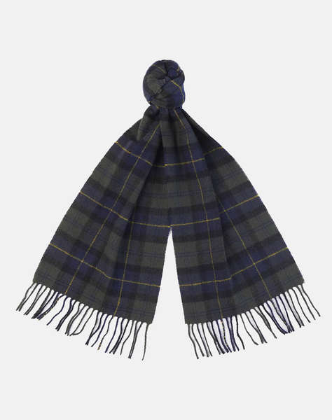 BARBOUR TARTAN LAMBSWOOL SCARF FULAR