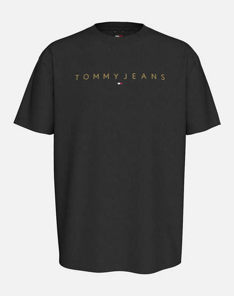 TOMMY JEANS TJM REG GOLD LINEAR LOGO TEE EXT