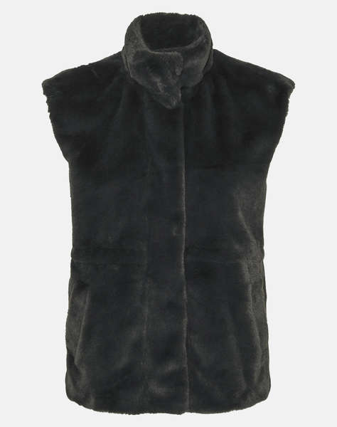 VERO MODA VMSONJAPOPPY FAUX FUR WAISTCOAT GA BOO