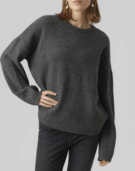 AWARE BY VERO MODA VMGEMMA LS O-NECK KNIT VMA NOOS