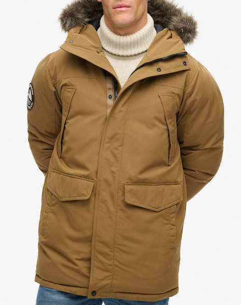 SUPERDRY D3 OVIN EVEREST FAUX FUR PARKA JACKET GEACA DE BARBATI