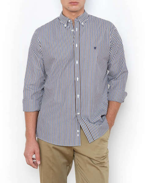 THE BOSTONIANS CAMASA ACORN REGULAR FIT Stripe POPLIN Button-down Regular FIT