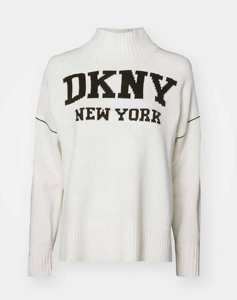 DKNY DJ4R0386 LOGO PULOVER CU MANECA LUNGA DKNY