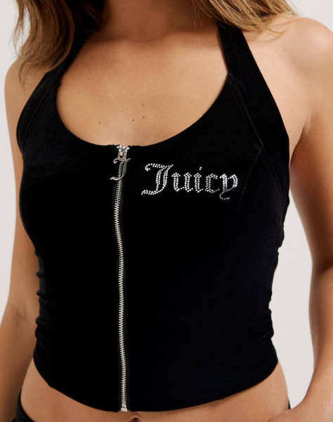 JUICY COUTURE EVANO DIAMANTE CROP TOP