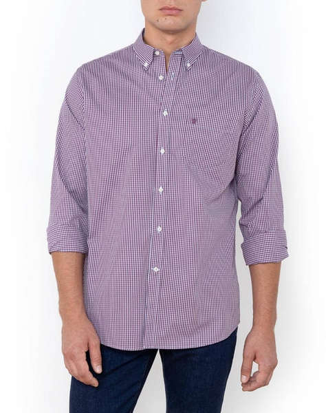 THE BOSTONIANS CAMASA CHESTER POPLINA REGULAR FIT MiniCheck POPLIN Button-down Regular FIT