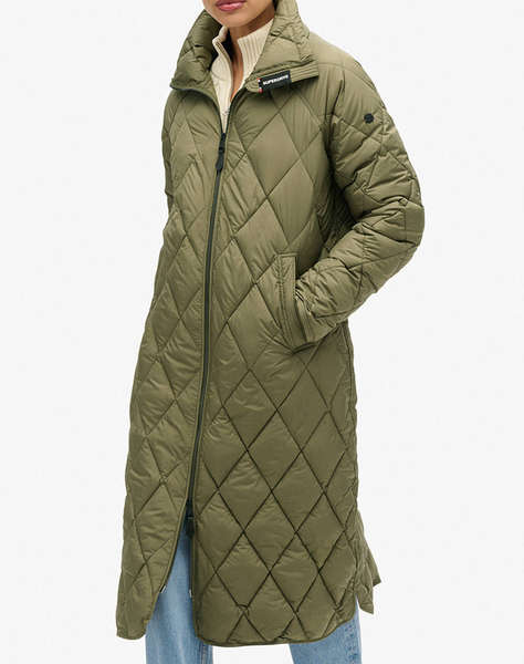 SUPERDRY D3 BOUT SUPERLONG QUILT LINER JKT GEACA DE DAMA