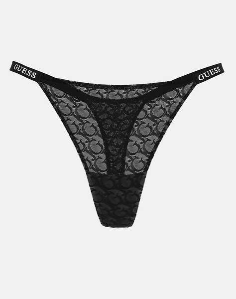 GUESS EDYTHA THONG - GJ JACQUARD MESH LENJERIE INTIMA W