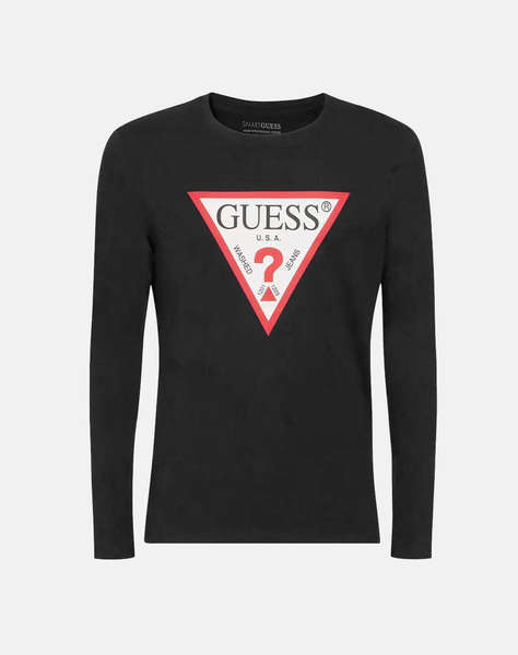 GUESS CN LS ORIGINAL LOGO TEE BLUZA DE BARBATI