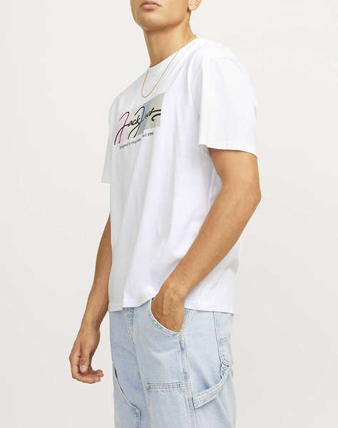 JACK&JONES JORPORTLAND BLOCK BRANDING SS CN LN