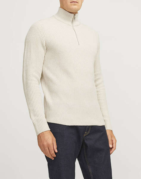 JJREBEL JREBLIAM KNIT HALF ZIP