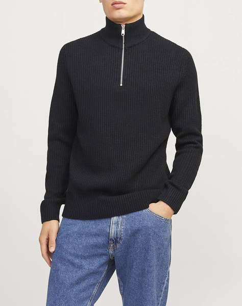 JJREBEL JREBLIAM KNIT HALF ZIP