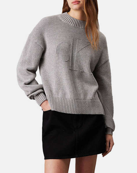 CALVIN KLEIN CK INTARSIA LOOSE SWEATER