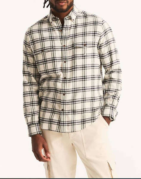 NAUTICA CAMASA MM SUST.L/S FLANNEL PLAID