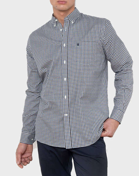 THE BOSTONIANS CAMASA CHESTER REGULAR FIT MiniCheck FLANNEL Buttondown Regular FIT