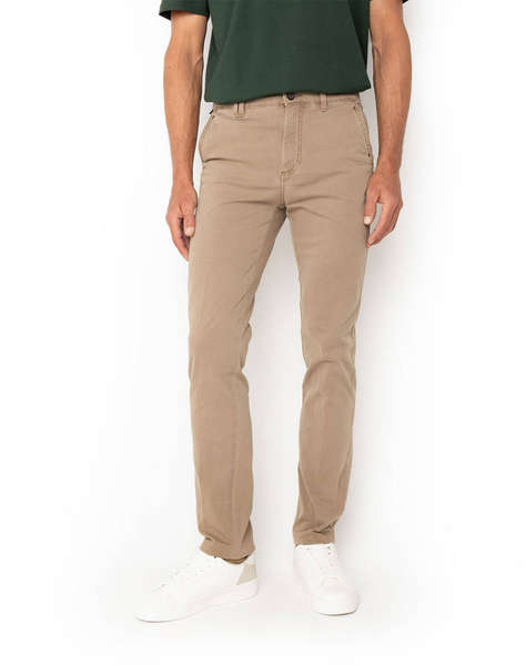 THE BOSTONIANS PANTALONI DOBBY REGULAR FIT SARCA-71